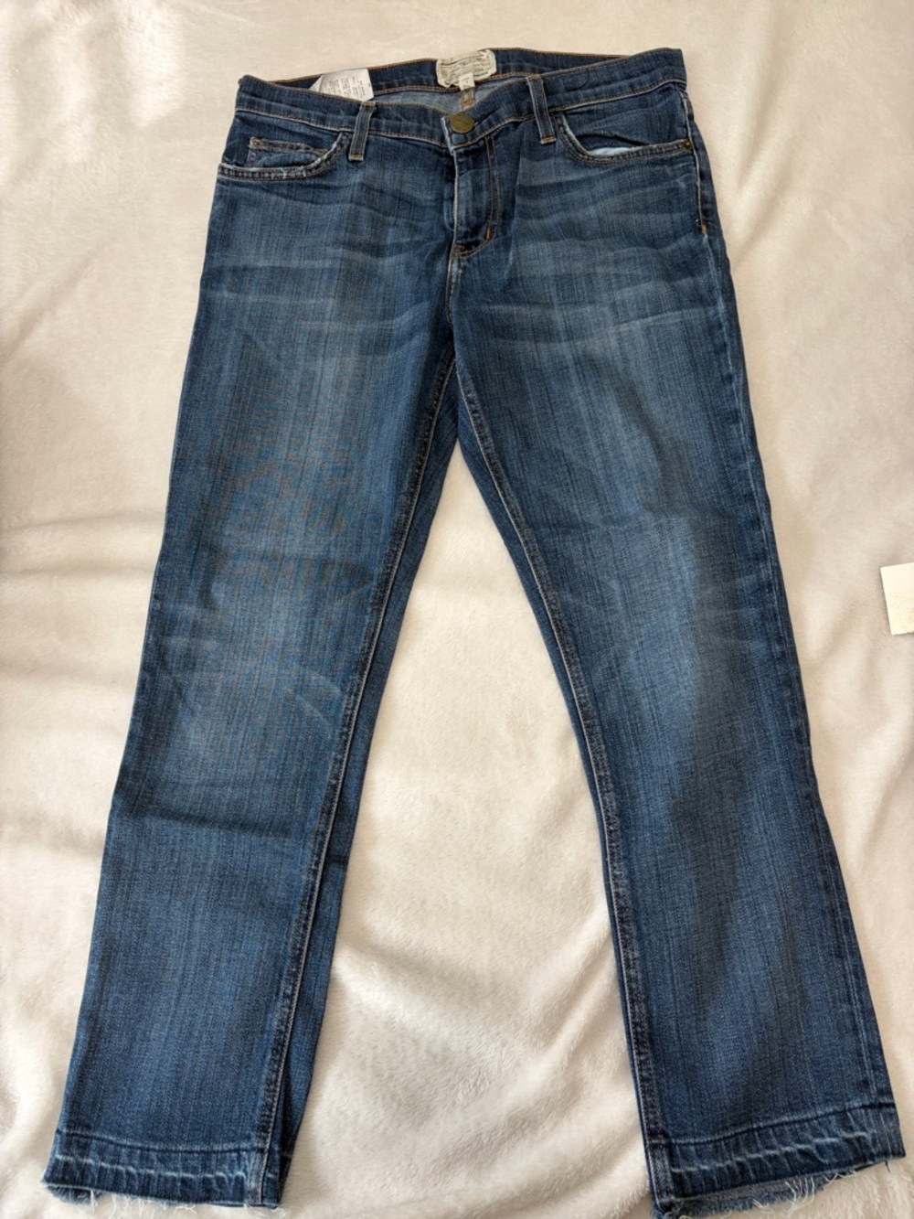 Unk Women's Straight-Leg Denim Jeans in Medium Blue Wash